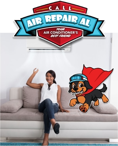 calll-air-repaiur-al-woman-with-minisplit-ac